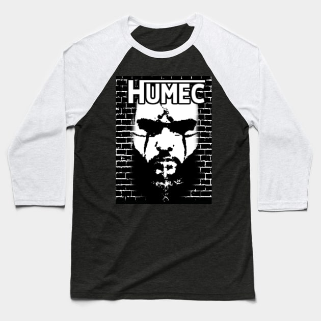 Humec off the Wall Baseball T-Shirt by Humec